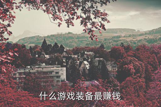 什么游戏装备可以投资，什么游戏装备最赚钱