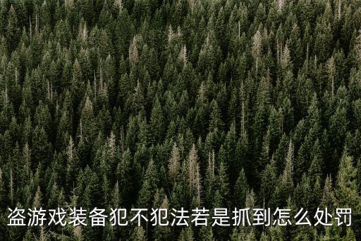 盗游戏装备属于什么，谁知道倒卖网络游戏被盗物品属于违法行为吗 知道的请回来 非常感谢