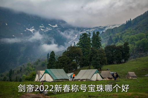 剑帝2022新春称号宝珠哪个好