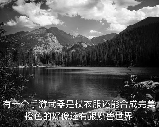 有一个手游武器是杖衣服还能合成完美橙色的好像还有跟魔兽世界