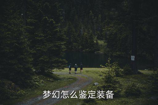 梦幻怎么鉴定装备