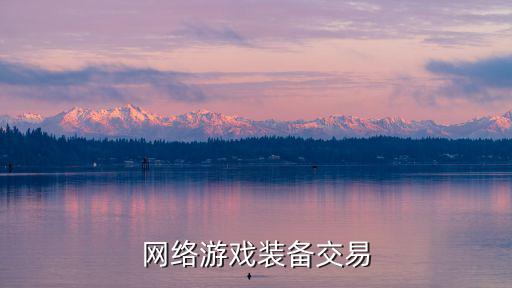 网络游戏装备交易