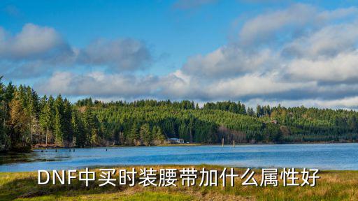 DNF中买时装腰带加什么属性好