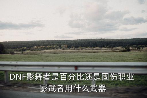 DNF影舞者是百分比还是固伤职业 影武者用什么武器