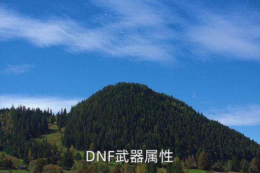 dnf磨枪什么属性，DNF武器属性