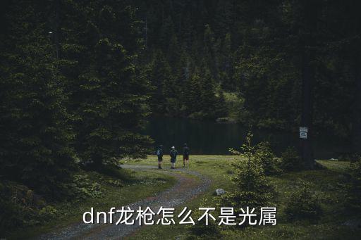 dnf龙枪怎么不是光属