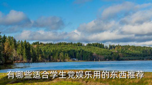 有哪些适合学生党娱乐用的东西推荐