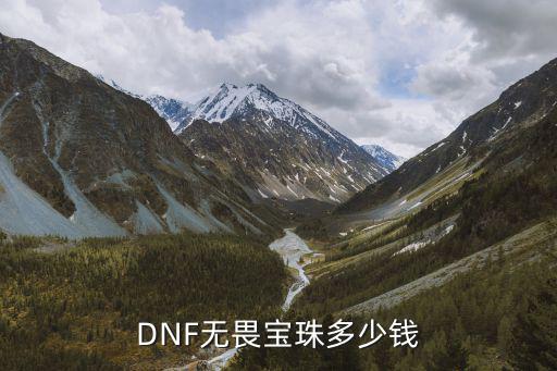 DNF无畏宝珠多少钱