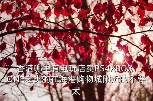 香港哪里有电玩店卖PS4XBOX ONE之类的在海港购物城附近的不要太