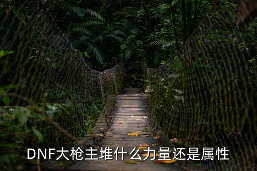 DNF大枪主堆什么力量还是属性