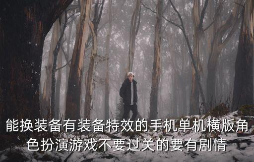 能换装备有装备特效的手机单机横版角色扮演游戏不要过关的要有剧情