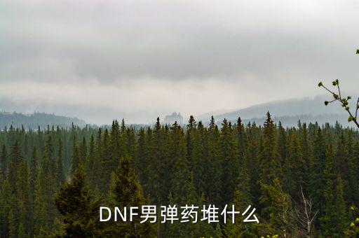 DNF男弹药堆什么