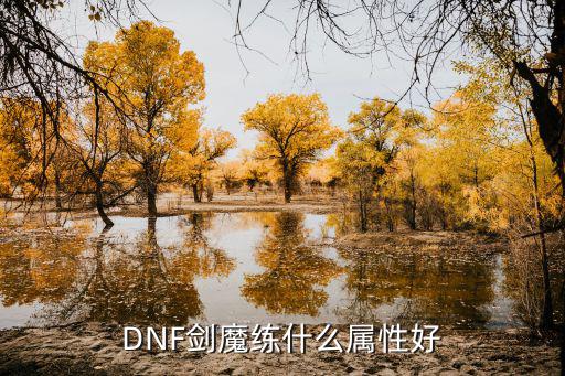 DNF剑魔练什么属性好