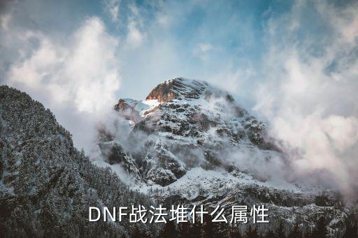 dnf战法面板看什么属性，DNF战法堆什么属性