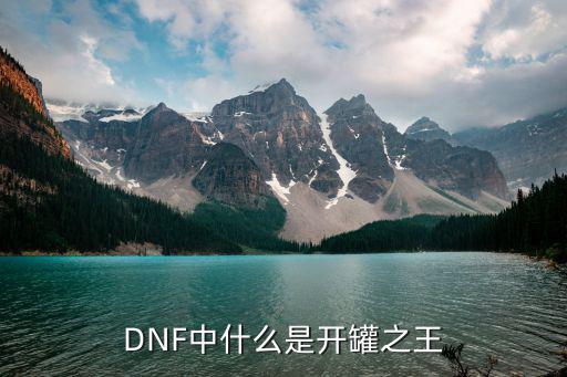 DNF中什么是开罐之王