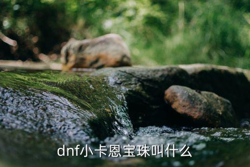 dnf大女儿宝珠什么属性，dnf小卡恩宝珠叫什么