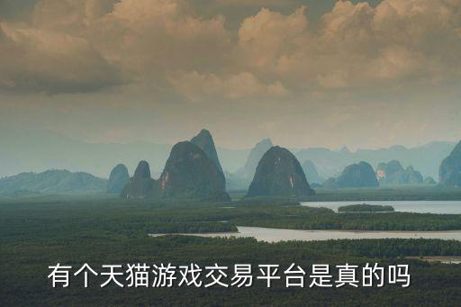 有个天猫游戏交易平台是真的吗