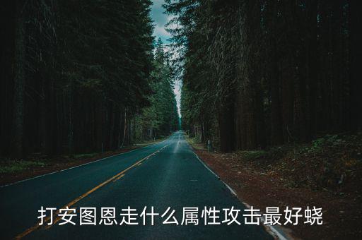 打安图恩走什么属性攻击最好蛲