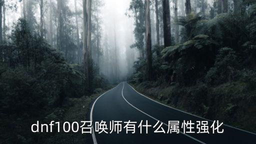 dnf100召唤师有什么属性强化