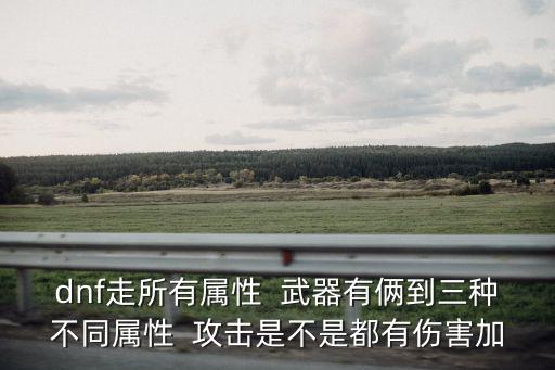 dnf刃影走什么属性，DNF 下个版本 走什么属性好