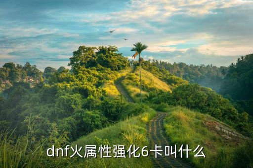 dnf火属性卡是什么，dnf火属性强化6卡叫什么