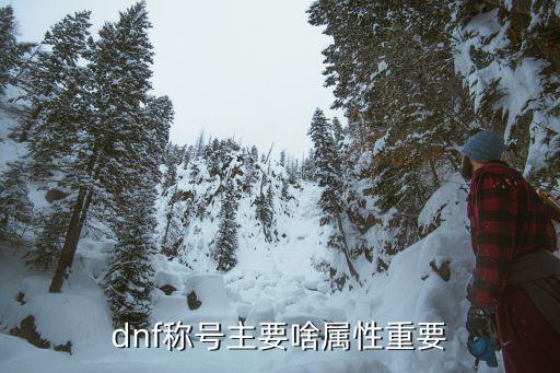 dnf称号看什么属性吗，地下城与勇士的称号都是什么属性