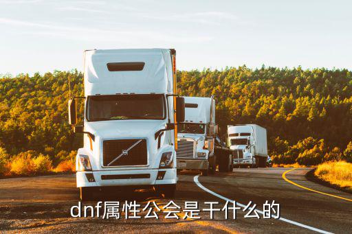 dnf属性公会是干什么的