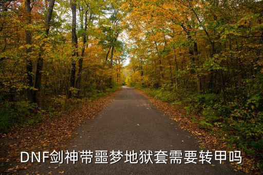 DNF剑神带噩梦地狱套需要转甲吗