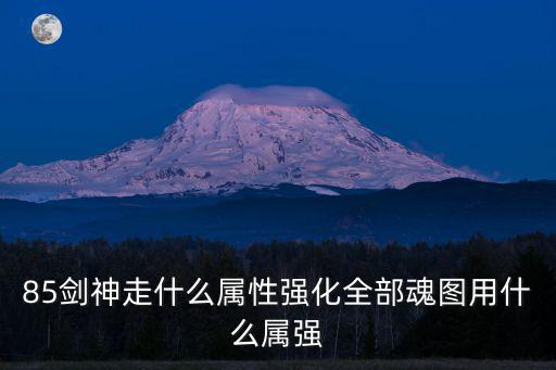 dnf剑神强化什么属性，说说大家的剑神都走的什么属性强化