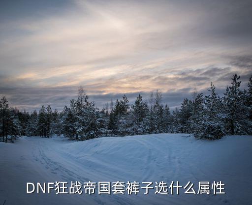 dnf魔神裤子选什么属性，魔神什么属性最好