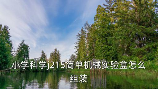 小学科学j215简单机械实验盒怎么组装