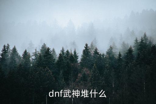 dnf武神应该叠什么属性，dnf武神堆什么