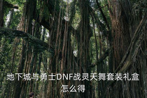 地下城与勇士DNF战灵天舞套装礼盒怎么得