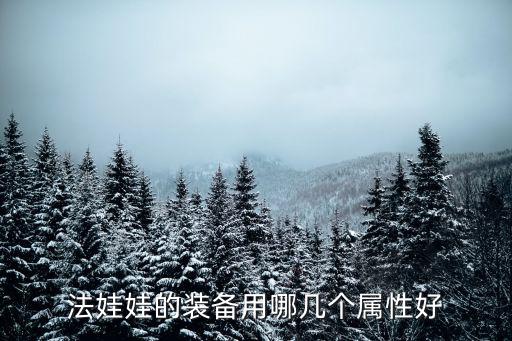 法娃娃的装备用哪几个属性好