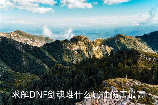 dnf剑圣遴选什么属性好，求解DNF剑魂堆什么属性伤害最高