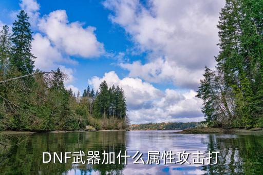 DNF武器加什么属性攻击打