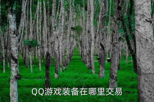 QQ游戏装备在哪里交易