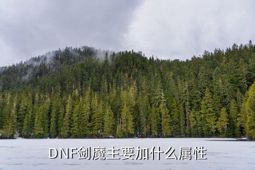 DNF剑魔主要加什么属性