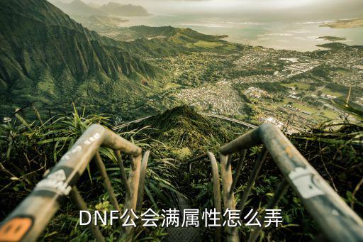 dnf公会什么升级满属性，DNF公会怎么卡满属性