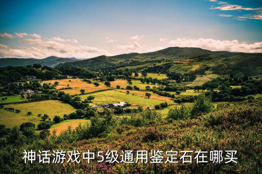 神话游戏中5级通用鉴定石在哪买