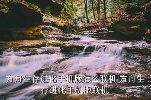 方舟生存进化手机版怎么联机 方舟生存进化手机版联机