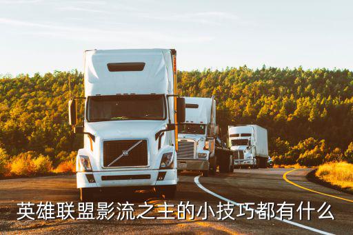 英雄联盟影流之主的小技巧都有什么