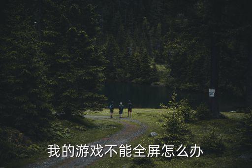 我的游戏不能全屏怎么办