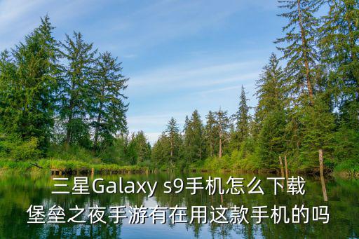 三星Galaxy s9手机怎么下载堡垒之夜手游有在用这款手机的吗