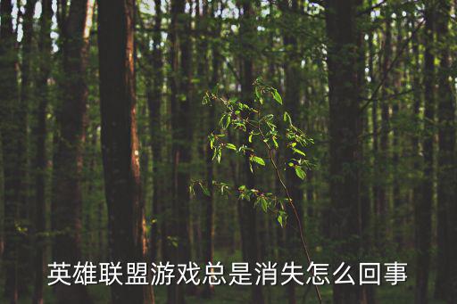 英雄联盟手游列表消失怎么回事，英雄联盟游戏总是消失怎么回事
