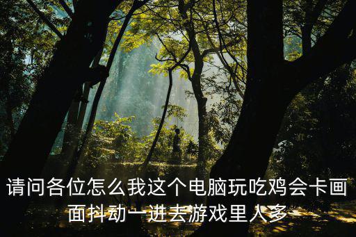 请问各位怎么我这个电脑玩吃鸡会卡画面抖动一进去游戏里人多