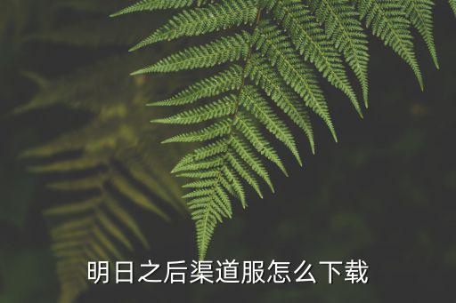 明日之后国际服手游怎么下载，明日之后渠道服怎么下载
