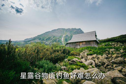 星露谷物语钓鱼好难怎么办