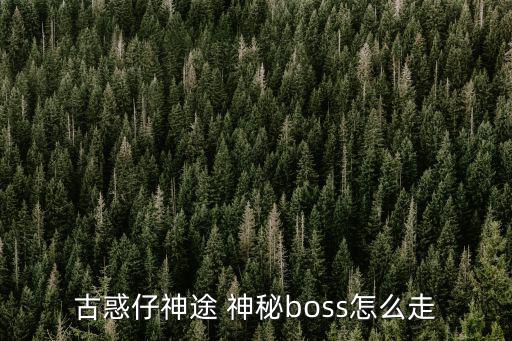 神途手游boss怎么设计，我想了解下这风云神途里的BOSS哪里出求推荐下啊现在这神