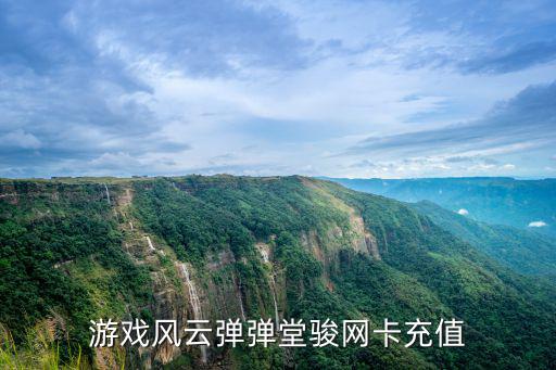 游戏风云弹弹堂骏网卡充值